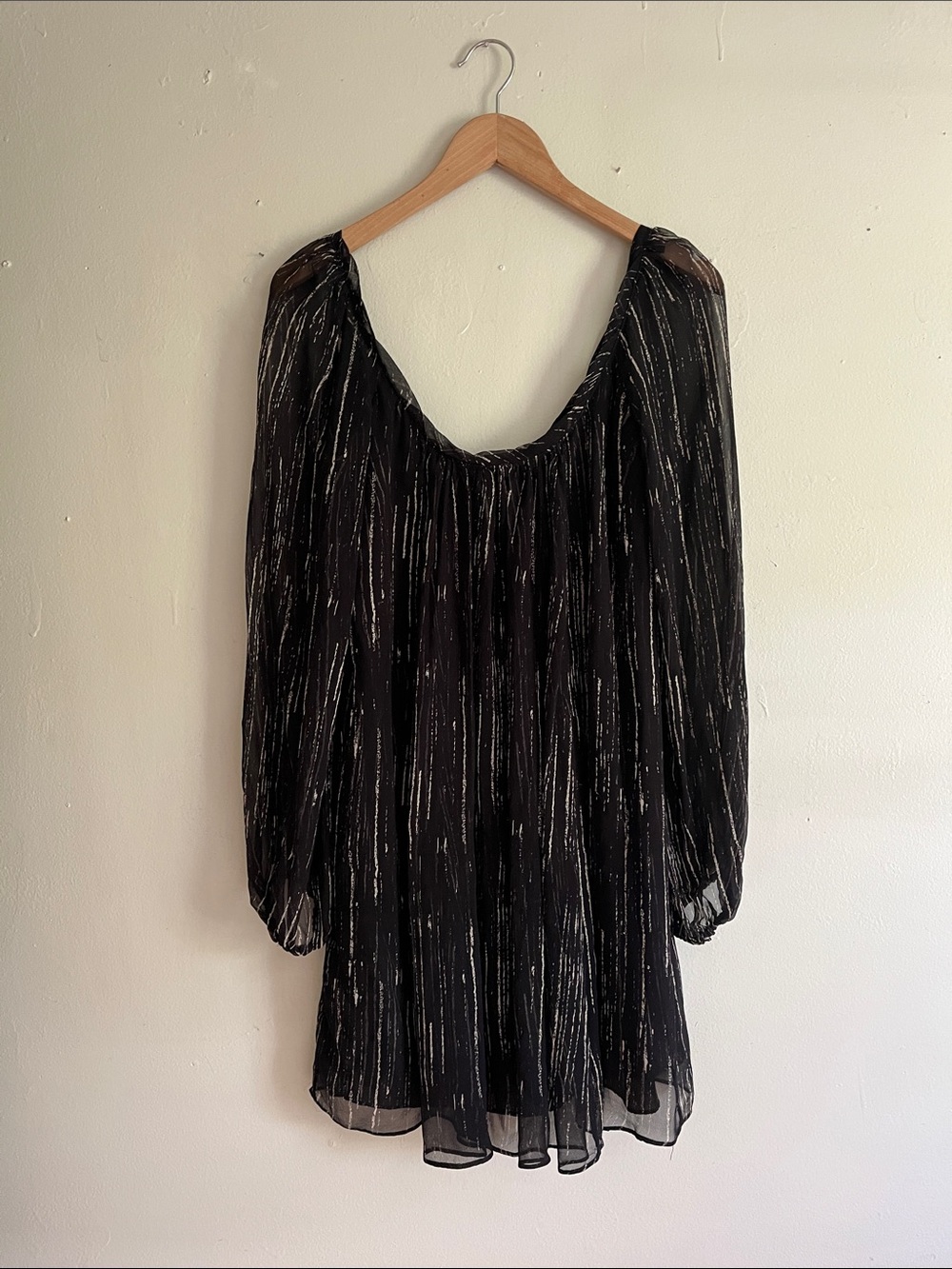 100% silk Tracy Reese New York scoop neck dress